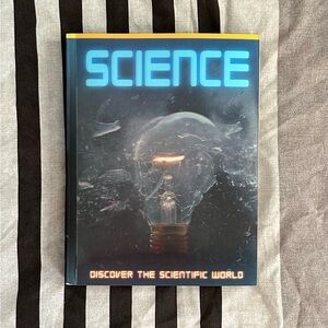 Miles Kelly Science: Discover The Scientific World Holographic Soft Cover Book